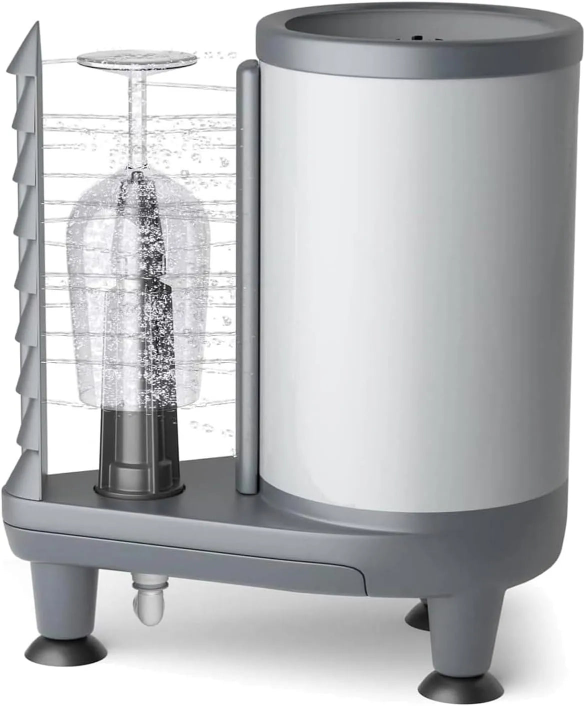 Prodotto lavabicchieri non elettrica con spazzola di pulizia a 360°, Lavabicchieri ad alta pressione, lavabicchieri professionale, flusso d'acqua sia