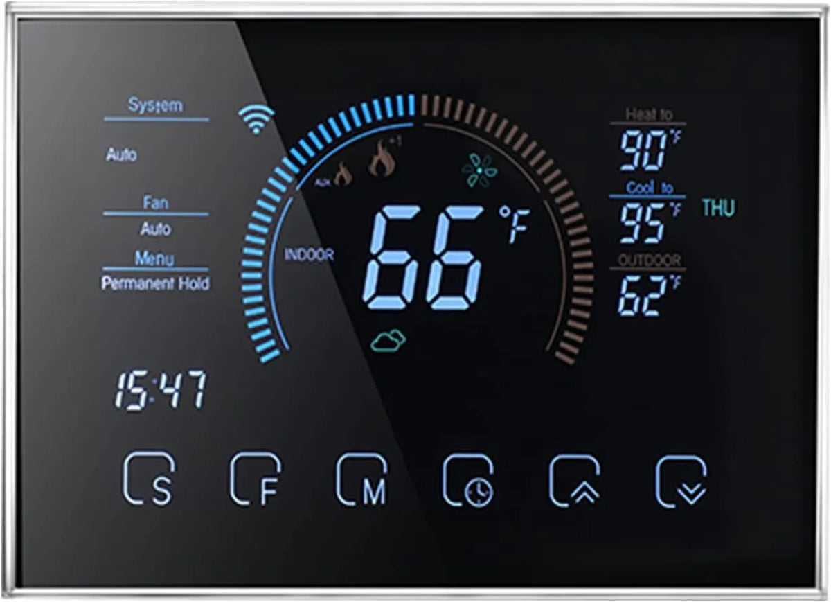 Google Termostati Smart Wifi per pompa di calore domestica compatibile con Alexa Home Adatto per pompe di calore ad aria e energia terrestre con