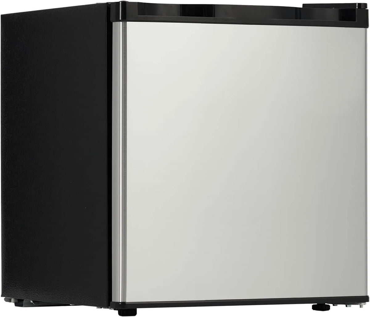 Frigorifero portatile, 3 L, 0 a 10 °C, classe energetica E, vano congelatore, acciaio inox, mini frigo portatile, temperatura regolabile 0-10°C
