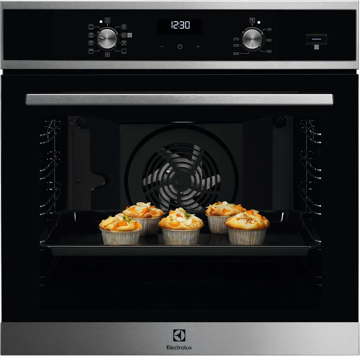 Electrolux Serie 600 EOD5H40X Forno elettrico, 589x596x569 mm, 72 L, classe energetica A, da incasso, vapore, acciaio inox, Ventilato Cottura e