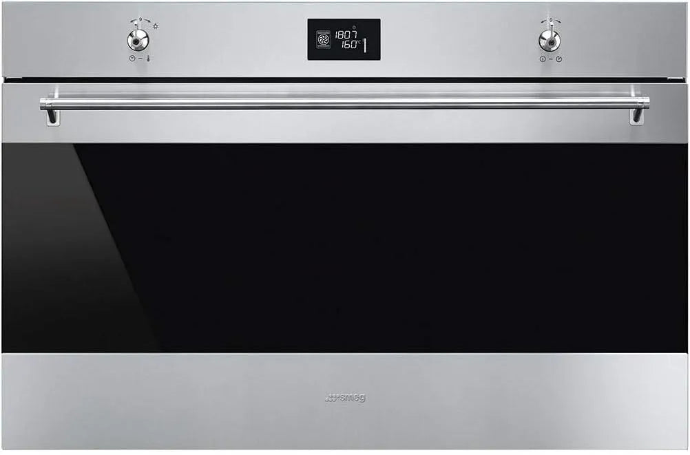 Smeg SF9390X1 Forno elettrico, 115 L, 3100 W, acciaio inox, nero, Acciaio inossidabile A+