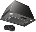 Klarstein Cappa aspirante, 439 m3/h, cappa da cucina, illuminazione LED, da incasso, timer, Incasso con Flusso d'Aria 439m3, Filtrante