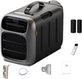 Condizionatore, 420 W, portatile, 3 velocità, raffreddamento e riscaldamento veloci, ideale per tende e camper, design compatto e ad alta efficienza