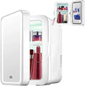 Congelatore, portatile, freezer verticale, Luce a LED, Mini Frigorifero di Bellezza, Compatto, Silenzioso, Specchio per Il Trucco