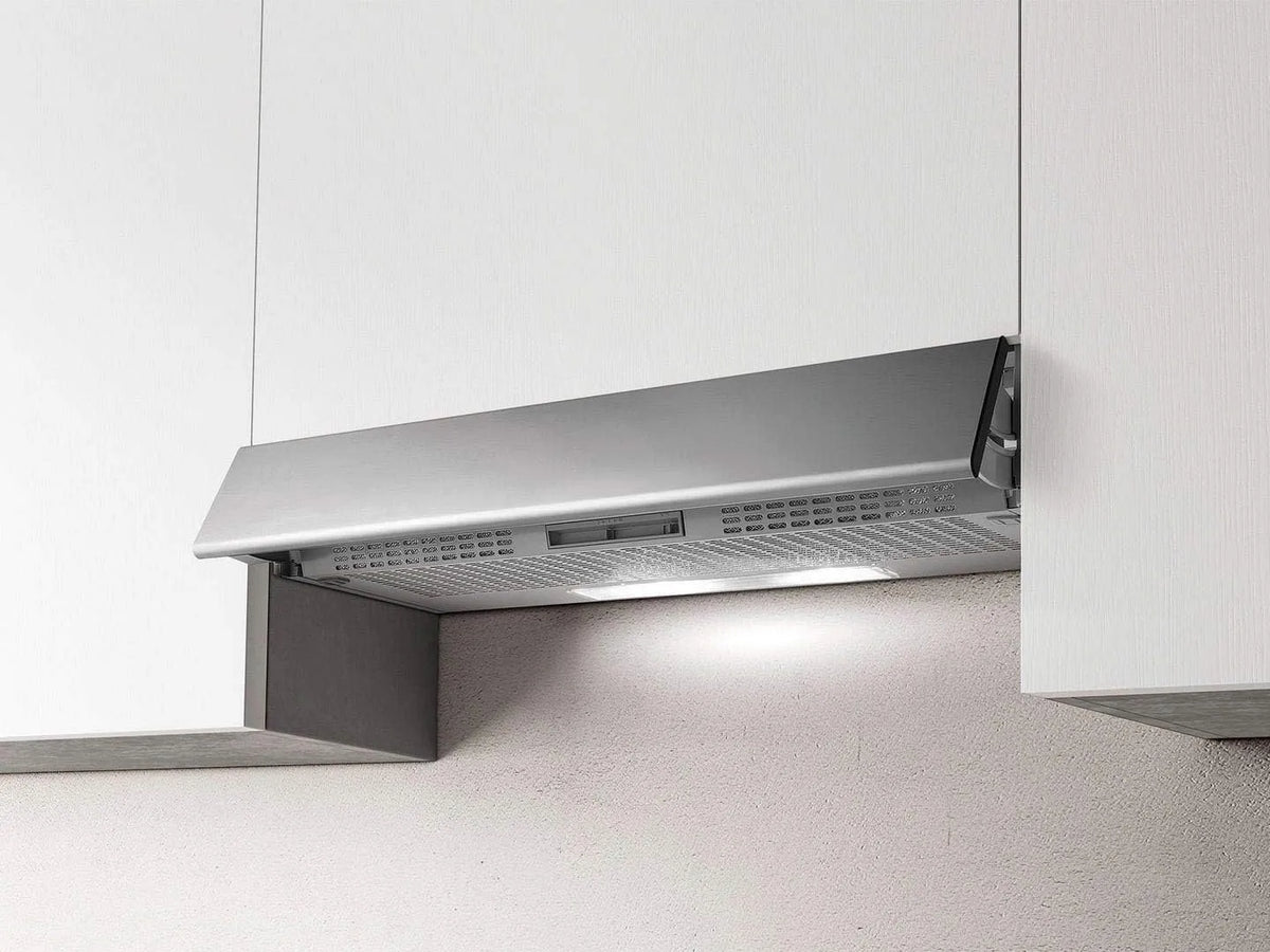Cappa aspirante GR-FR.IX, 60, 60 cm, cappa da cucina, acciaio inox, colore Inox ESTRAIBILE, Filtrante, Installazione Sottopensile