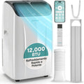 Condizionatore, portatile, Telecomando, Kit Finestra Incluso, Casa, Ufficio, SereneLife Condizionatore Portatile 12000 BTU