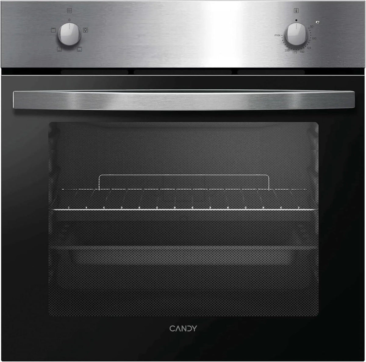 Candy X100IT Forno elettrico, 59, 5 x 56, 8 x 59, 5 cm, 70 L, classe energetica E, da incasso, vapore, acciaio inox, FIDC, Statico, Pulizia Aquactiva