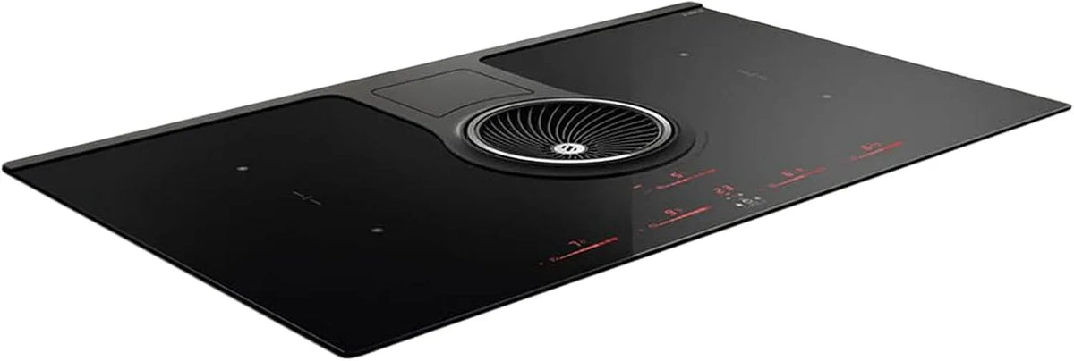 HP BL, 83 Piano cottura, nero, Elica, Piano cottura con cappa aspirante NIKOLATESLA ONE HP BL