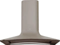 Cappa aspirante, 580 m3/h, cappa da cucina, montaggio a parete, Elica Sweet Cappa aspirante a parete Marrone A 580 m3/h