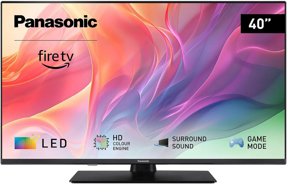Panasonic TV-40S55AEZ Smart TV, 40 pollici, televisore, HDR, Full HD, 2024, HD Colour Engine, Alexa Voice Control, Fire TV, Game Mode, Media Player