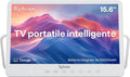 Google 1080P Smart TV, 15.6 pollici, 12 V, televisore, portatile, IP65, IP66 Impermeabile, 12V Google TV 1080P
