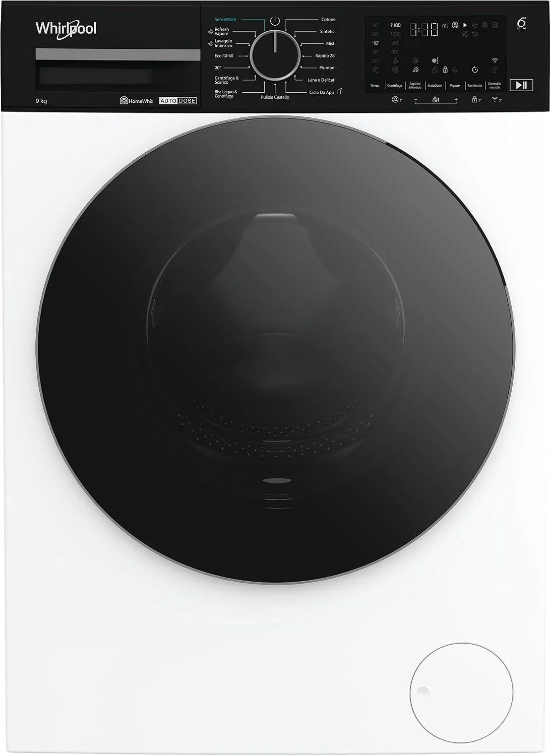 Whirlpool Lavatrice, 9 kg, WPM 97W ADS IT