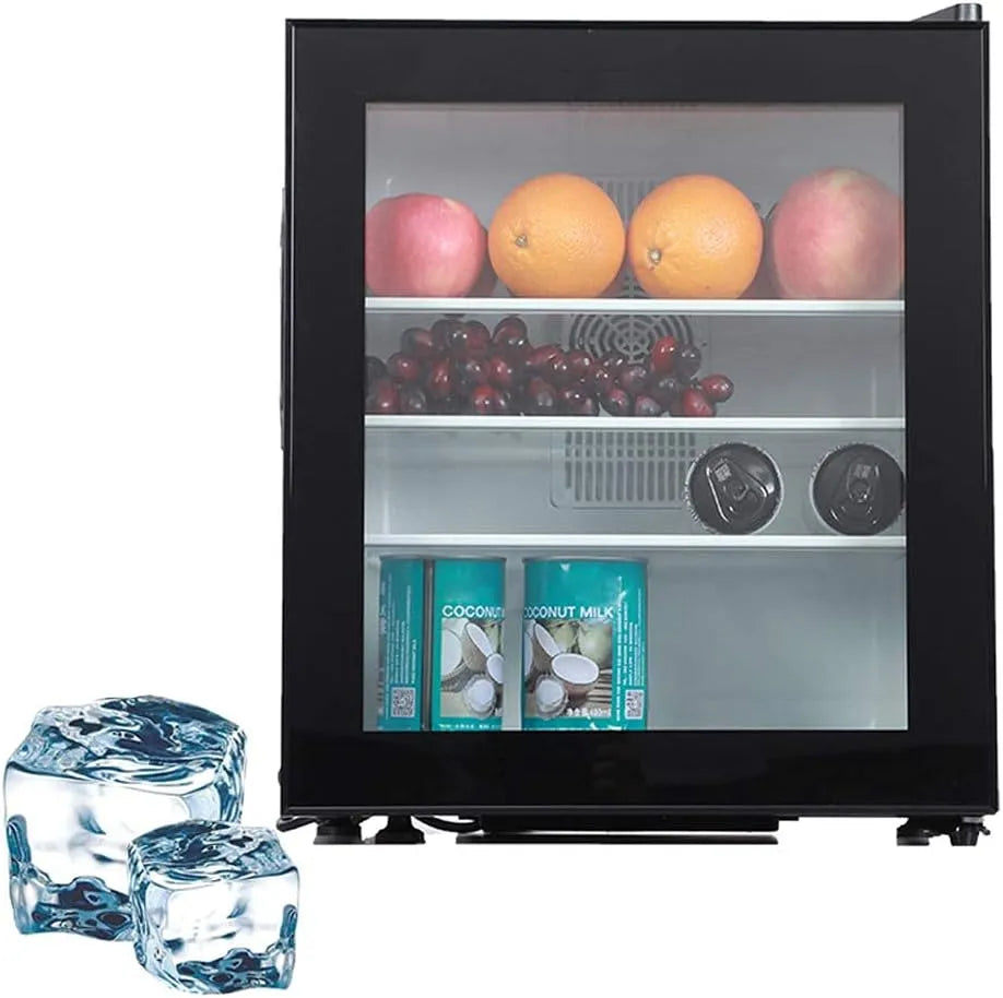 Congelatore, 30 L, vetro, freezer verticale, piccolo appartamento, dormitorio, risparmio energetico, design salvaspazio