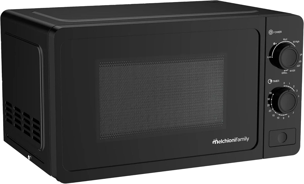 Forno a microonde, 46x32x26 cm, 20 L, 800 W, grill, timer, nero, Timer 1, 35 Minuti, ONDA