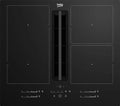 Beko Piano cottura a induzione, 60 cm, 4 fuochi, piastra a induzione, 4 Zone con 1 Sezione IndyFlex, Beko HIXI 64700 UF: Piano a Induzione con Cappa