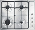 Smeg S64s Piano cottura a gas, 60cm, 4 fuochi, da incasso, acciaio inox, fornello a gas