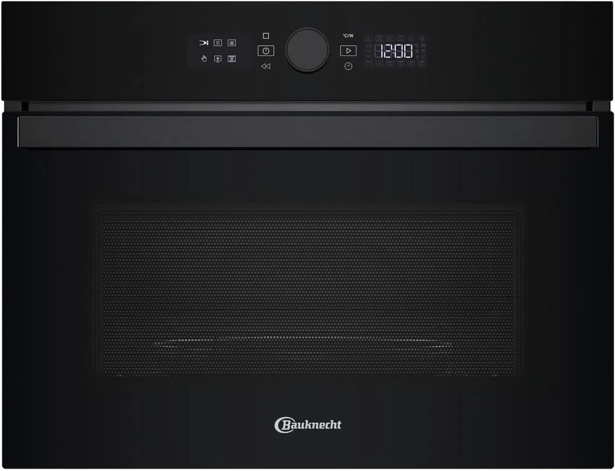 Bauknecht BMW47DMK Forno a microonde, aria calda 1200 Watt, Dynamic Crisp, 900 Watt, 1600 Watt, griglia per elementi riscaldanti, piatti croccanti in