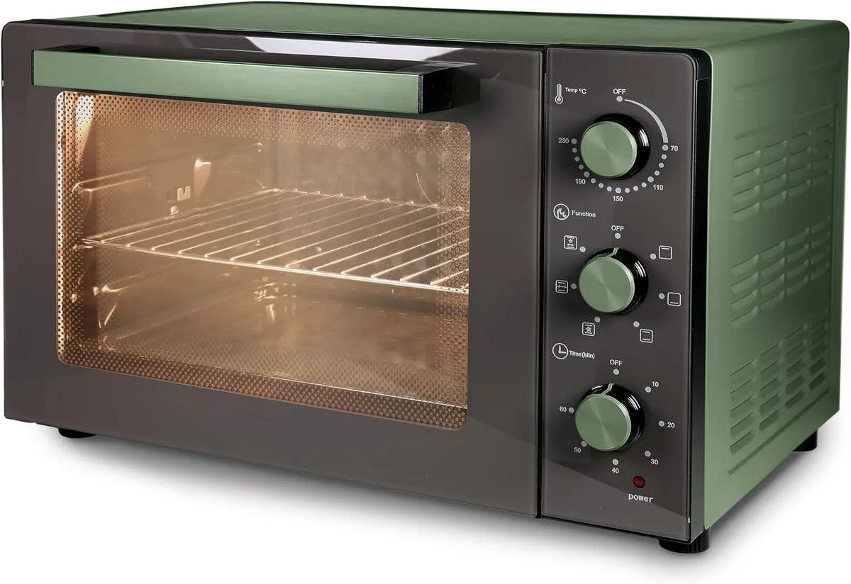 Forno elettrico, rivestimento antiaderente, verde, Tognana Iridea, Verde Salvia
